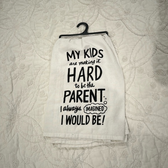 NWOT Primatives by Kathy funny Tea Towel. - Picture 1 of 3